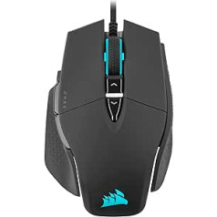 CORSAIR M65 RGB Ultra Wired Tunable FPS Gaming Mouse - 26,000 DPI - Optical Switch - Weight System - AXON Hyper-Processing Technology - iCUE Compatible - PC, Mac, PS5, PS4, Xbox - Black