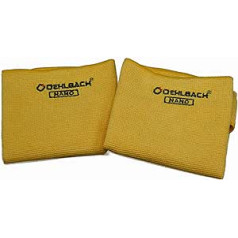 Oehlbach HDCC-30 Microfibre Cleaning Cloth 30 x 30 cm for Glasses, TV, Camera, Display, Mobile Phones - Pack of 2