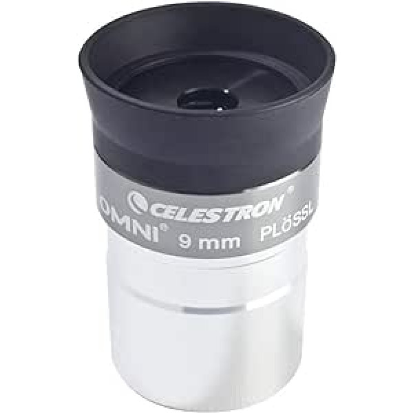 Celestron 93318 1-1/4-9 mm Omni Serie Okular, Schwarz, Silber