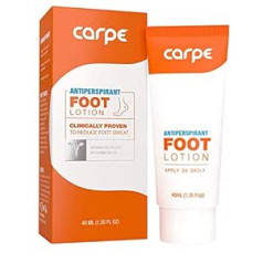 Carpe Antiperspirant Foot Lotion | A Solution for Excessively Sweaty, Smelly Feet Prevents Blisters