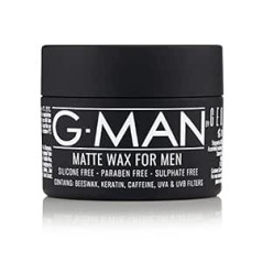 Geo Oil GMAN Matte Wax 85ml vīriešiem - matu vasks, matu želeja, matu vasks vīriešiem, matu vasks (matēts vasks)