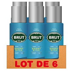 Brut Men's Deodorant Spray 200ml (Pack of 6)