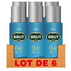 Brut vīriešu dezodorants, izsmidzināms līdzeklis 200 ml (6 gab.)