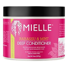 Mielle Organics Babassu & Mint dziļais kondicionieris ar proteīnu, 227g