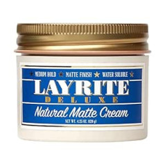 ‎Layrite Layrite Natural Matēts krēms 120g | Vidēja noturība | Ūdenī šķīstošs | Matēta apdare