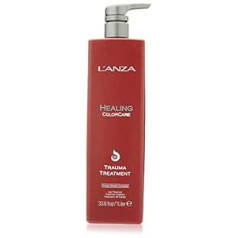 L'anza Healing ColorCare Krāsu saglabājoša traumu matu kopšana sausiem, bojātiem matiem, novērš sprogošanos un piešķir spīdumu veidošanas laikā, ar UV un karstuma aizsardzību, lai novērstu bojājumus (33,8 Fl Oz)