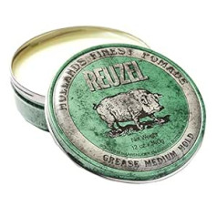 Reuzel Green Grease Medium Hold Pomade, Matu noturošais vasks vīriešiem, 340 g