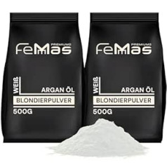 Femmas Bleaching Powder White 1000 г I Обесцвечивающий порошок с технологией Plex и аргановым маслом I Легкое нанесение и равномерное отбеливание I Прочный и 