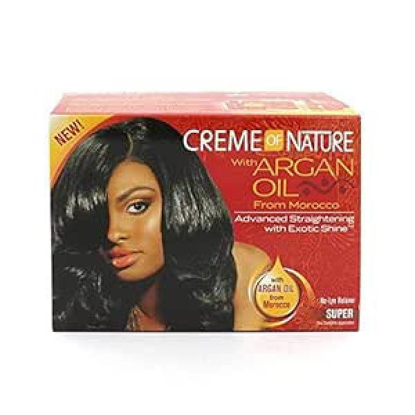 ‎Creme Of Nature 3x расслабляющий/разглаживающий крем Creme of Nature с аргановым маслом Relaxer Super