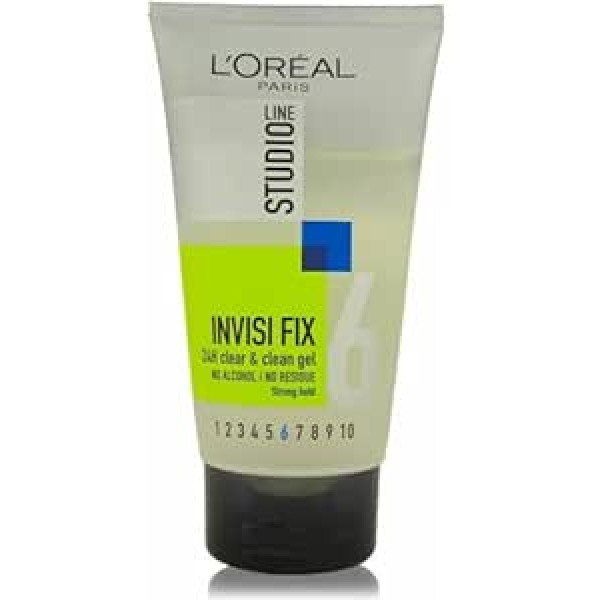 L'oréal Paris L'Oreal Studio Line Invisi Fix Гель для сильных волос 6–150 мл Упаковка из 6 шт.