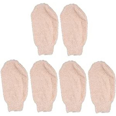 Frcolor Набор из 6 отшелушивающих перчаток для женщин. Отшелушивающие перчатки для ванны. Массажные щетки. Перчатки для мытья тела. Скрабы для 