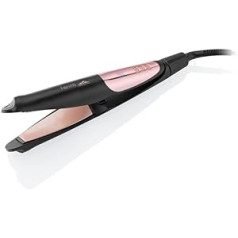 ETA Fenite Curl Straightener I Curl and Straighten I 150-230°CI LED Display I 2 in 1 Lokšķēres un matu taisnotājs I Black Edition