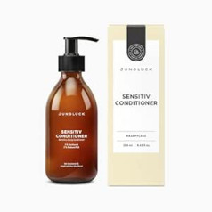 Junglück JUNGLÜCK Sensitive Conditioner, кондиционер с нейтральным запахом для чувствительной кожи головы, без силиконов и микропластика