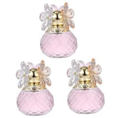 Minkissy Glass Spray Bottle 3pcs 1 Perfume Light Lady Lasting Girl Fragrance Gift Bottle Long Pink Natural Women Sweet Premium Fragrance Safe Romantic Flower ML for Pink Sugar Perfume