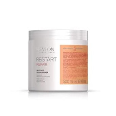 Revlon RE/START Repair Intense Repair Mask, 500 ml, Intensīva matu maska bojātiem matiem, Maska stiprina bojātus matus no iekšpuses, Atjaunojoša matu kopšana, Bez smaržas