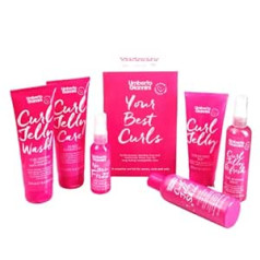 Umberto Giannini Подарочный набор для мытья и укладки локонов Your Best Curls Jelly — веганский и не подвергаемый жестокому обращению набор для волн, локон