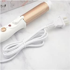 Aulyn 110-240V Portable Travel Electric Mini Hair Curler Curling Iron Fast Small Tourmaline Ceramic Wavy Tong Hair Styling Tool cuicui (Color : Gold, Size : CN)