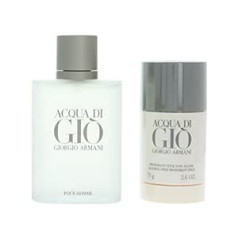 Giorgio Armani Acqua di Gio Pour Homme dāvanu komplekts, Eau de Toilettes aerosols, deo stick, 1er Pack (1 x 175 ml)