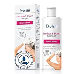 Evolsin ® ekzēmas un psoriāzes šampūns galvas ādai psoriāzes un ekzēmas ārstēšanai I bez kortizona I medicīniskā ierīce I neirodermatīta un psoriāzes galvas ādai