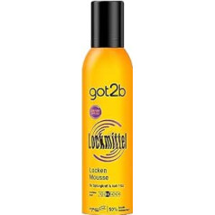 Got2B Attractant Foaming (250 ml) Cirtas putas ar Hold 3 izteiktām cirtām un atlēcienu, savaldzina izvirzītos matus ar pretfrizēšanas efektu