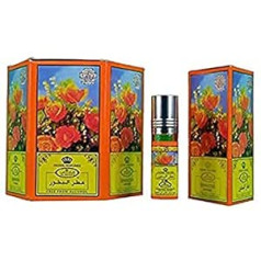 Al-Rehab Bakhour Roll On Perfume Oil — 6 ml (6 pakojumā) Al-Rehab (1,25 £ par katru) (4215) (OPP/SAFFRON)