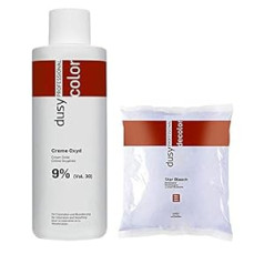 Dusy Star Bleach Bleach balināšanas pulveris 500 g maisiņā + Dusy Professional krēma oksīds 1000 ml 9%