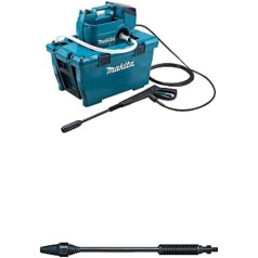 Makita DHW080ZK Cordless Pressure Washer 2 x 18 V (without Battery, without Charger) Including Water and Transport Box + Turbo Lance
