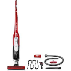 Bosch Zoo'o ProAnimal Pet Vacuum Cleaner bagless with battery BCH6ZOOO, extra long running time, short loading time, all soil types, extra brush roll, red