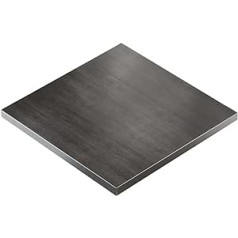 GGMMÖBEL Brasil Bistro galda virsma P 70 x D 70 cm Wenge Wood Restorāns Koka šķīvju Ēdināšana Mēbeles ABS Edge Gastro Galda virsma Melamīns