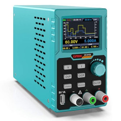 Programmable Laboratory Power Supply, Kiprim Laboratory Power Supply DC310S 0-30V / 0-10A with 4-Digit LED Display, Stabilised Switching Power Supply, Current Meter, Overload and Short Circuit