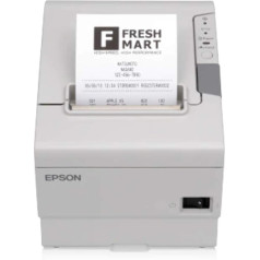 Epson TM-T88V (032) Thermal Line Quittungsdrucker, 300 mm/sek. Druckgeschwindigkeit, 180 dpi seriellas Netzteil, UK-Kabel (Epson Cool White) (erneuert)