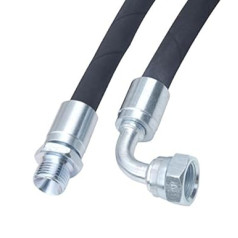 'Hydraulic Hose 2SC DN06 1/4 BSP, male/female 90 °, adapted to your needs