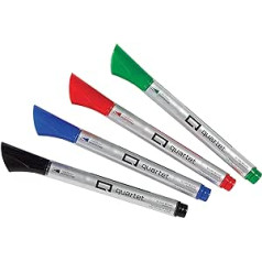 Quartet Whiteboard-Marker, trocken abwischbar, Premium, feine Spitze, verschiedene Farben, 4 Stück, 1 Stück