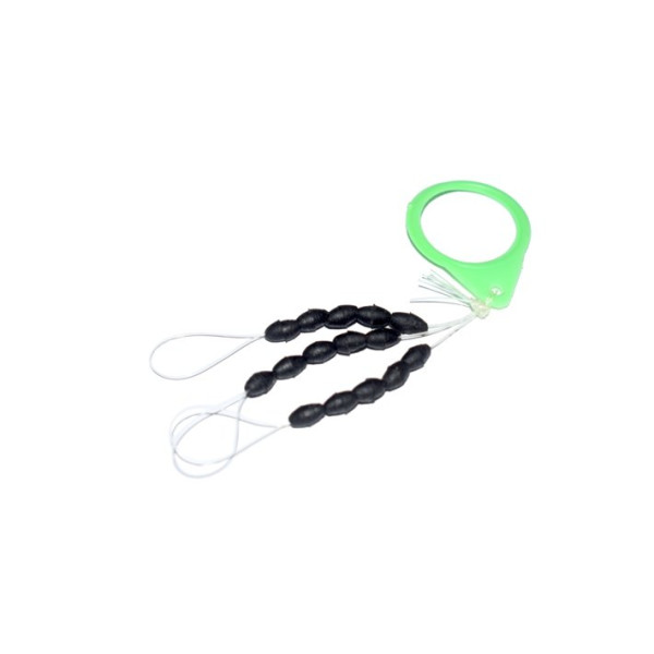 Pest Tek Black Plastic Mouse Trap - Interlocking Teeth, Bait Cap, Reusable  - 6 x 3 x 2 3/4 - 6 count box