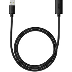 USB 2.0 pagarinātājs 1,5 m melns