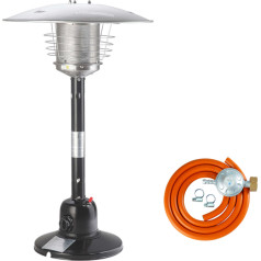 Terases lampa, ETNA galda radiatora sildītājs, PB LPG gāze, augstums 80cm, 5kW