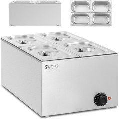 Bain marie elektriskais sildītājs 4 x GN 1/4 640 W