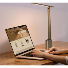 Smart Eye bezvadu LED galda naktslampa 2200mAh - pelēka