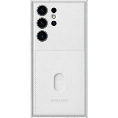 Samsung Galaxy S23 Ultra Frame Cover futrālis ar maināmām muguriņām, balts