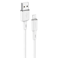 Acefast Kabelis iPhone MFI USB - Lightning 2.4A 1.2m balts