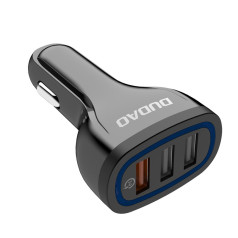 Dudao Автомобильное зарядное устройство 3x USB Quick Charge 3.0 QC3.0 2.4A 18W черное