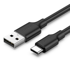 USB kabelis - USB-C 2A 2m melns