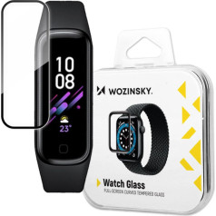 Гибридное защитное стекло для часов Samsung Galaxy Fit 2 Glass black