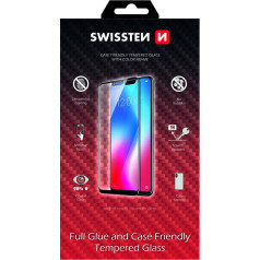 Swissten Full Face 5D Tempered Glass Защитное стекло для экрана Apple iPhone X / XS черный