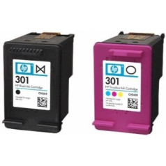 HP 301 Combo Pack Black/Color Tintes Kārtridžs