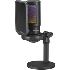 Sandberg 126-39 Streamer USB Microphone RGB