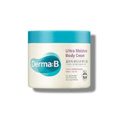 Derma B Ultra Moisture ķermeņa krēms ar olīveļļu un alantoīnu, 48 stundas noturīgs ādas mitrums, 14,54 Fl Oz, 430 ml