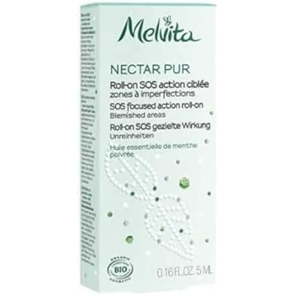 Melvita Barojošs – Mitrinošs – Pretnovecošanas sejas kopšana Melvita Nectar Pure Roll-On Sos Action Organic – 5 ml