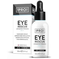 The Pro Co EYE RESCUE SERUM Acu serums - draudzīgs vegāniem - Ilgtspējīgs iepakojums bez plastmasas - Pret acu grumbām - Prettumšajiem lokiem - Izgatavotājs The Pro Co