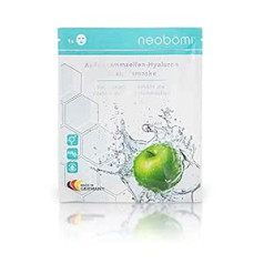 Neobömi ® Hyaluron Face Mask, High Dose Cloth Mask with Apple Stem Cells, Anti-Ageing Face Mask, Perfect Age Fit Face Care, Luxury Beauty, Eye Pads Effect, 4 + 1 Piece, Mask Set